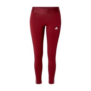 ADIDAS SPORTSWEAR Športové nohavice  červená / biela