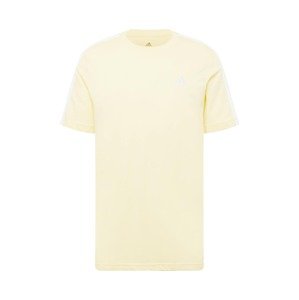 ADIDAS PERFORMANCE Funkčné tričko  svetložltá / biela