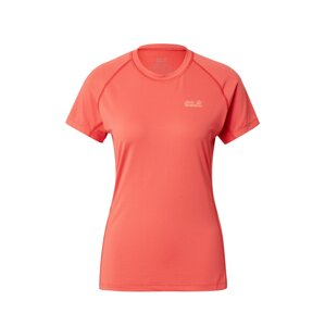 JACK WOLFSKIN Funkčné tričko 'TOURER VENT'  marhuľová / oranžovo červená