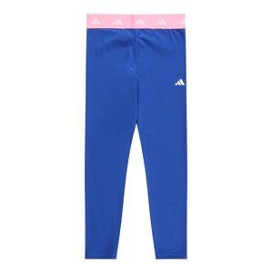 ADIDAS SPORTSWEAR Športové nohavice 'Aeroready Techfit'  kráľovská modrá / staroružová / biela