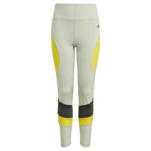 ADIDAS SPORTSWEAR Športové nohavice  žltá / svetlozelená / čierna
