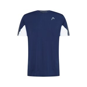 HEAD Funkčné tričko 'CLUB 22 Tech'  námornícka modrá / sivá / biela