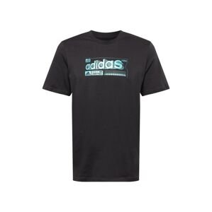 ADIDAS SPORTSWEAR Funkčné tričko  svetlomodrá / čierna / biela
