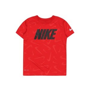 Nike Sportswear Tričko  červená / pastelovo červená / čierna