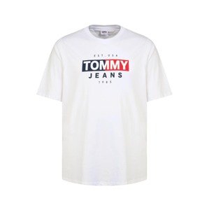 Tommy Jeans Plus Tričko  tmavomodrá / červená / biela