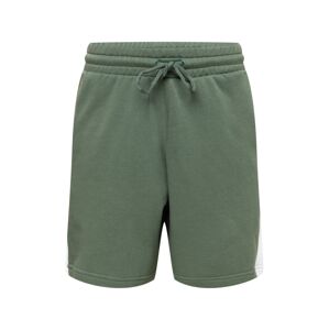 ADIDAS SPORTSWEAR Športové nohavice  zelená / biela