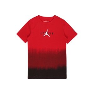Jordan Tričko  červená / tmavočervená / čierna / biela