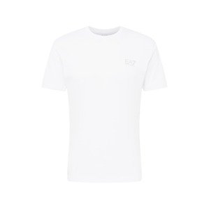 EA7 Emporio Armani Funkčné tričko  sivá / biela