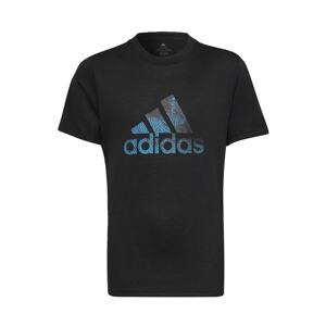 ADIDAS SPORTSWEAR Funkčné tričko  tyrkysová / antracitová / čierna