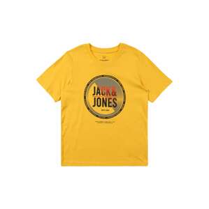 Jack & Jones Junior Tričko 'SCOTT'  medová / sivá / červená / čierna