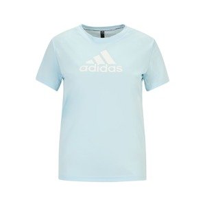 ADIDAS SPORTSWEAR Funkčné tričko 'Primeblue Designed 2 Move Logo'  nebesky modrá / biela