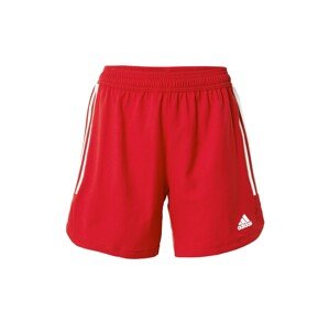 ADIDAS SPORTSWEAR Športové nohavice 'Condivo'  červená / biela