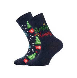 EWERS Ponožky  tmavomodrá / zelená / červená / biela