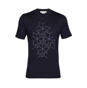 ICEBREAKER Funkčné tričko 'Tech Lite II Snowflake'  modrá / biela