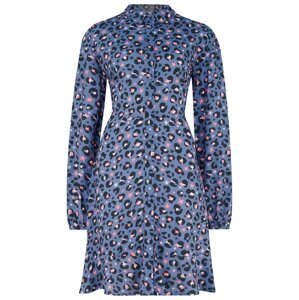 Sugarhill Brighton Košeľové šaty  modrá / sivá / ružová