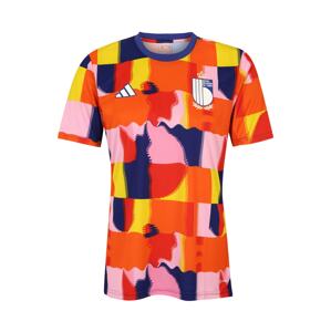 ADIDAS PERFORMANCE Funkčné tričko 'Belgien Pre-Match'  svetlofialová / ružová / červená / biela