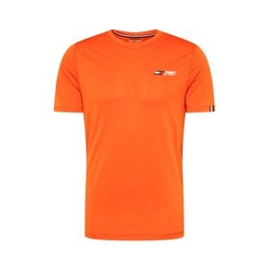 TOMMY HILFIGER Funkčné tričko  námornícka modrá / oranžová / červená / biela