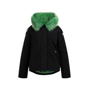 MYMO Zimná bunda  zelená / čierna