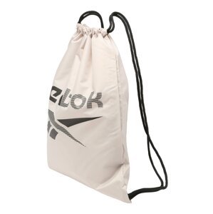 Reebok Sport Športová taška  sivobéžová / čierna
