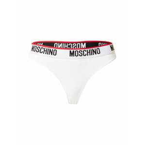 Moschino Underwear Tangá  červená / čierna / biela