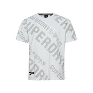 Superdry Tričko  sivá / svetlosivá