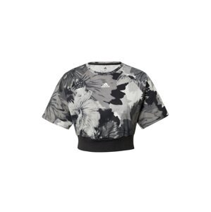 ADIDAS SPORTSWEAR Funkčné tričko  sivá / antracitová / čierna / biela