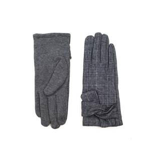 HotSquash Prstové rukavice  sivá / čierna