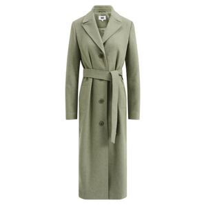 WE Fashion Prechodný kabát  pastelovo zelená