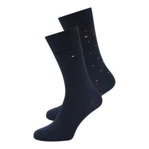 Tommy Hilfiger Underwear Ponožky  námornícka modrá / svetlohnedá / červená / biela