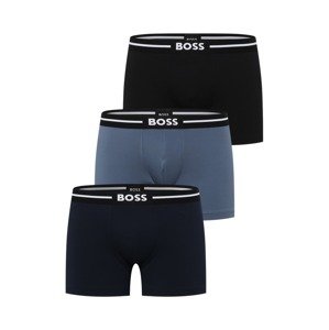 BOSS Black Boxerky 'Bold'  tmavomodrá / modrosivá / čierna / biela