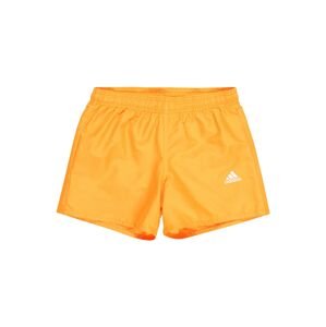 ADIDAS PERFORMANCE Plavecké šortky  oranžová / biela