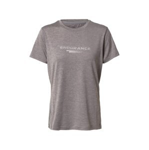 ENDURANCE Funkčné tričko 'WANGE'  svetlosivá / sivá melírovaná