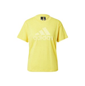 ADIDAS SPORTSWEAR Funkčné tričko 'Future Icons Winners 3'  žltá / biela