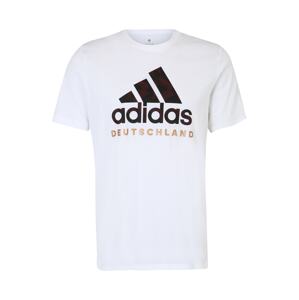 ADIDAS SPORTSWEAR Funkčné tričko 'Germany Dna Graphic'  zlatá / čierna / biela
