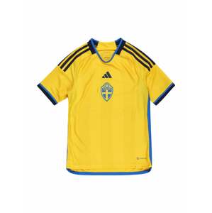 ADIDAS PERFORMANCE Funkčné tričko 'Sweden 22 Home'  modrá / žltá / čierna