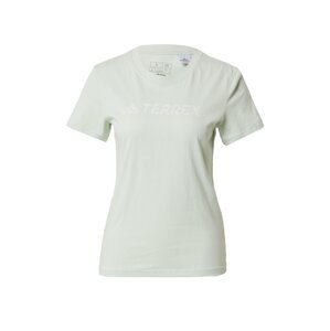 ADIDAS TERREX Funkčné tričko 'Mountain Fun Graphic'  pastelovo zelená / biela