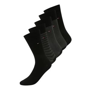 Tommy Hilfiger Underwear Ponožky '5P GIFTBOX BIRDEYE'  antracitová / červená / čierna / biela