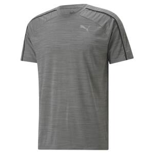 PUMA Funkčné tričko  sivá / sivá melírovaná / čierna