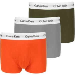 Calvin Klein Underwear Boxerky  sivá / olivová / oranžová / biela