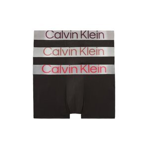 Calvin Klein Underwear Boxerky  sivá / slivková / červená / čierna
