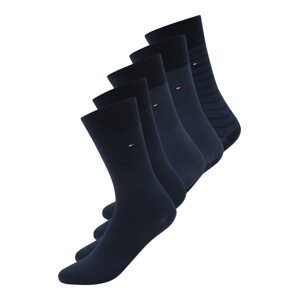 Tommy Hilfiger Underwear Ponožky '5P GIFTBOX BIRDEYE'  námornícka modrá / námornícka modrá / červená