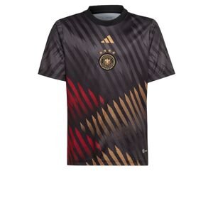 ADIDAS PERFORMANCE Funkčné tričko 'Germany 22 Pre-Match'  antracitová / pastelovo oranžová / červená / čierna