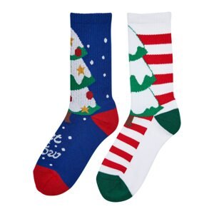 Urban Classics Ponožky 'Fancy'  indigo / žltá / zelená / červená / biela