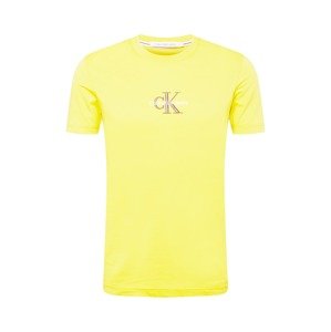 Calvin Klein Jeans Tričko  žltá / ružová / biela