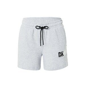 DKNY Performance Športové nohavice  sivá melírovaná / čierna / biela