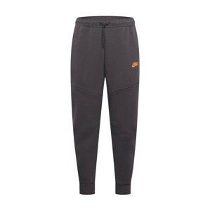 Nike Sportswear Športové nohavice  antracitová / oranžová