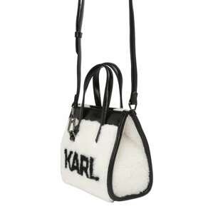 Karl Lagerfeld Kabelka 'Skuare'  čierna / biela