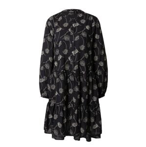 TAIFUN Košeľové šaty  krémová / čierna