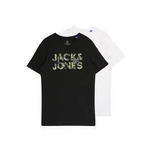 Jack & Jones Junior Tričko  zmiešané farby / čierna / biela