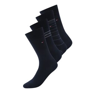 Tommy Hilfiger Underwear Ponožky '4P TIN GIFTBOX'  tmavomodrá / červená / biela